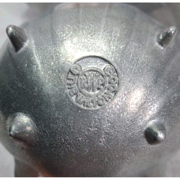 VTG Wilton 2 Pc. Set Pewter Clam Shell Chip & Footed Dip Bowl Party Bruce Fox - Picture 5 of 14